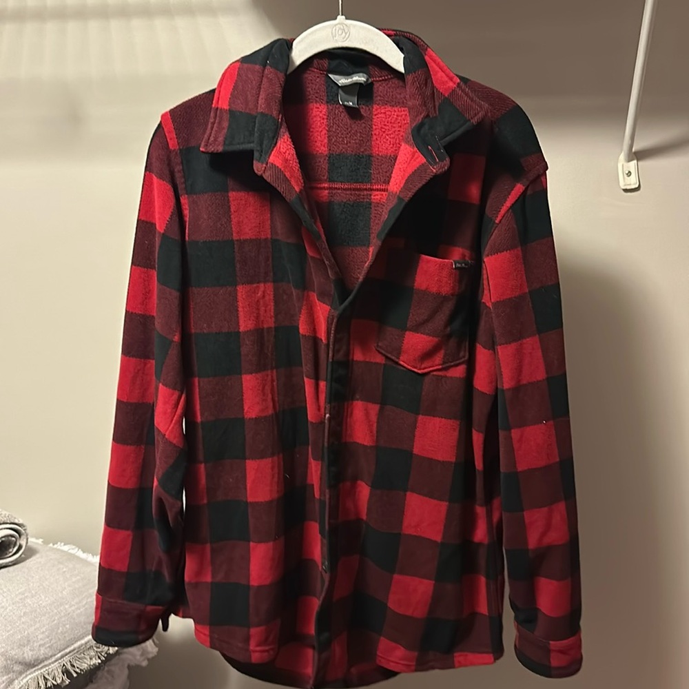Eddie Bauer Buffalo Check Men’s Fleece Flannel